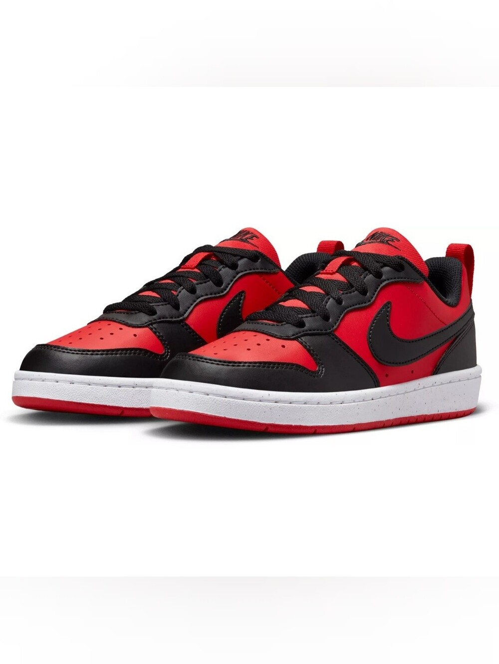 NWT Nike Borough Low-Top Sneakers in Red and Black